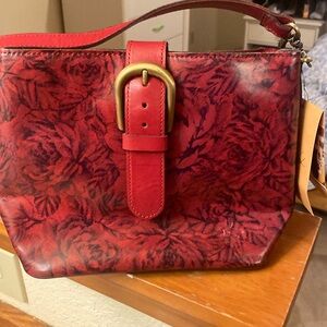 Patricia Nash Rose Print Handbag